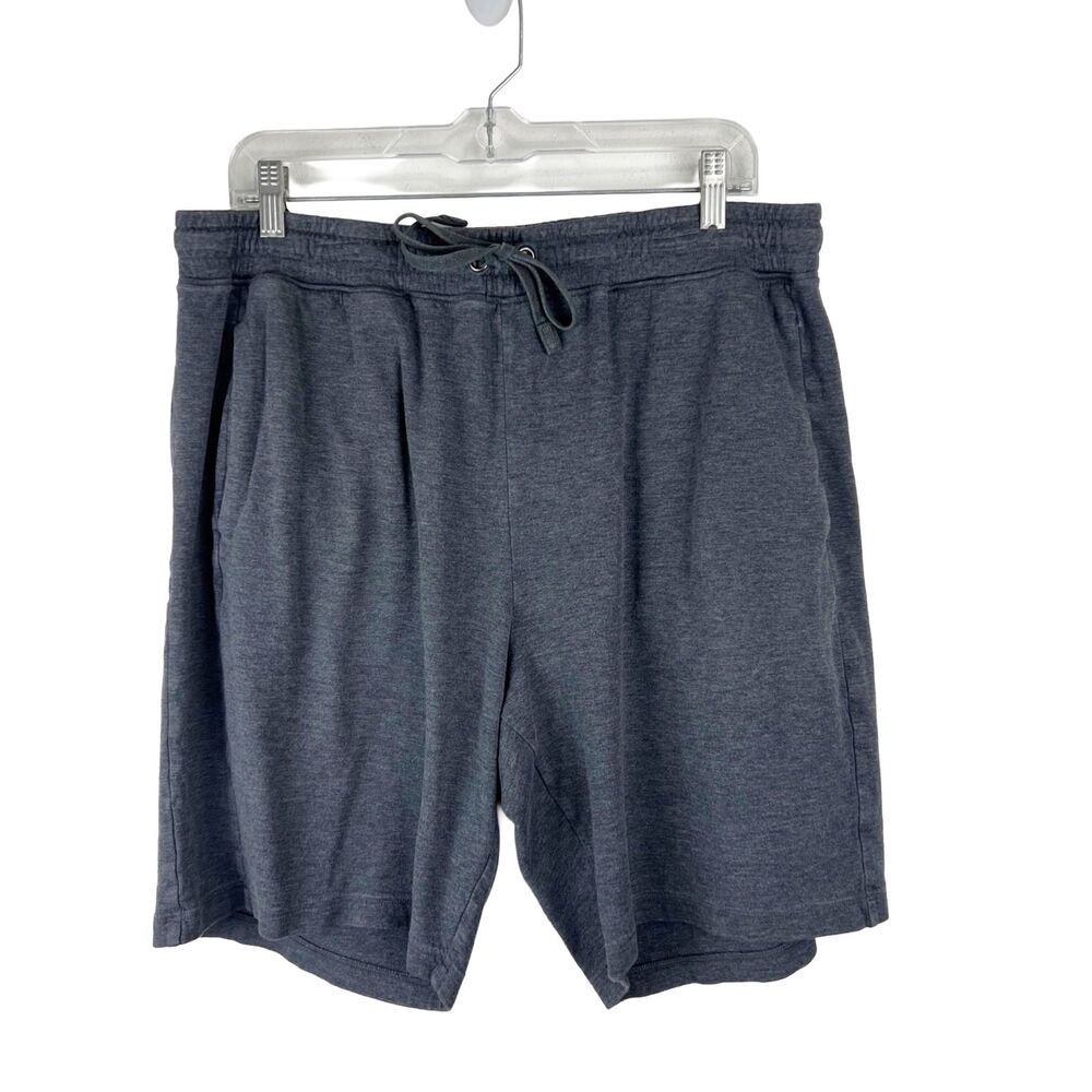 Banana Republic Shorts Men Large Grey Garter Drawstring Waist Lounge Bottoms